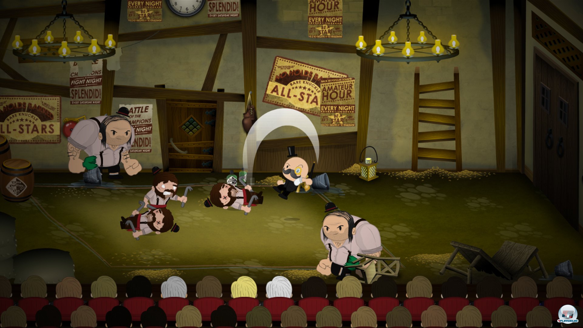 Das kombolastige Pr&uuml;geln baut auch auf Ausweich- und Kontermechaniken.