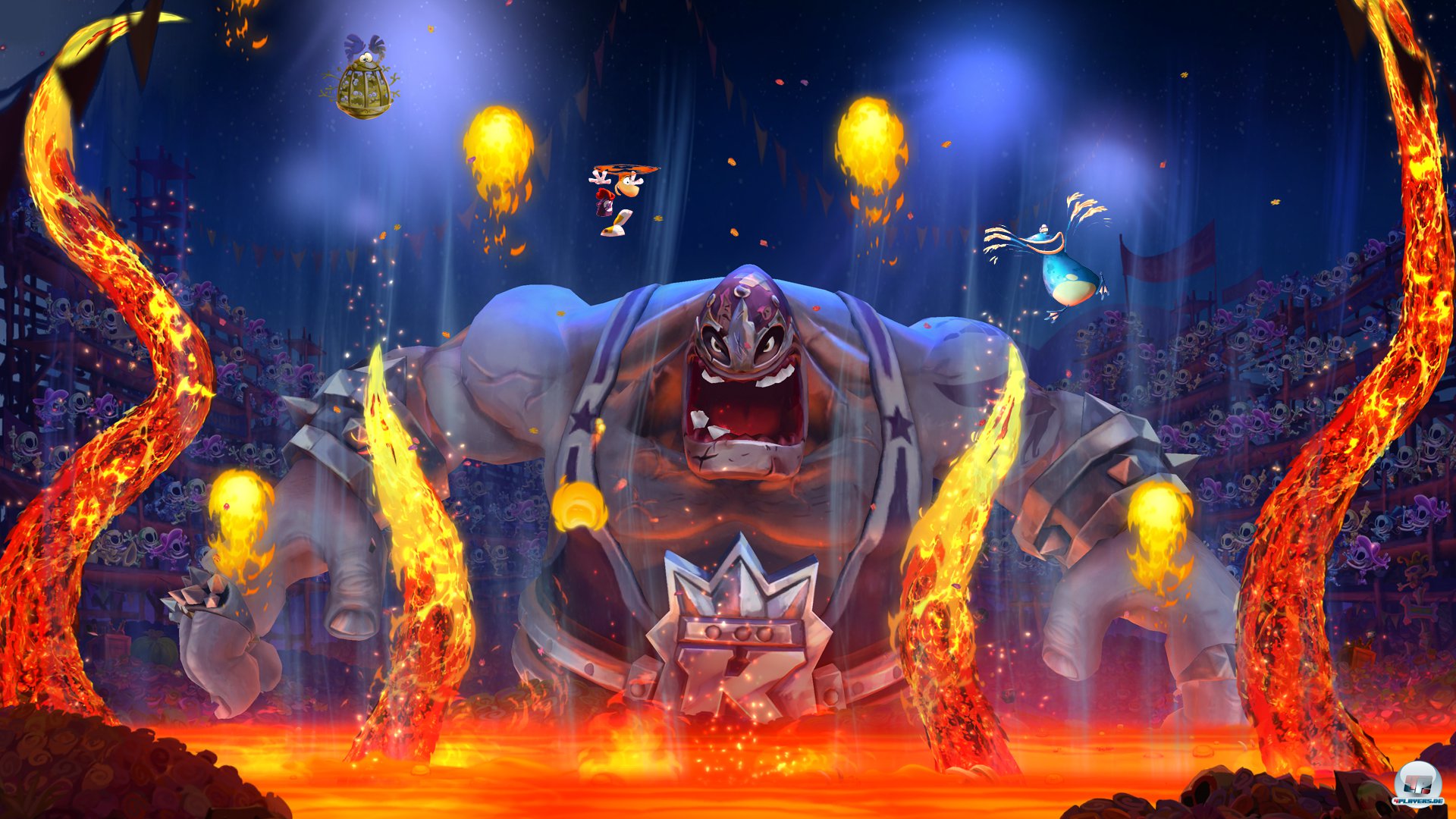 Lucha, lucha: Der mexikanische Bosswrestler besitzt nicht nur ein feuriges Temperament. Lucha, lucha: Der mexikanische Bosswrestler besitzt nicht nur ein feuriges Temperament.