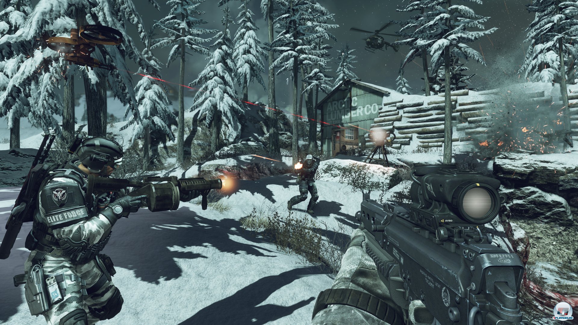 Passend zum bevorstehenden Winter kann man hier bereits Schnee bedeckte Schaupl&auml;tze besuchen.