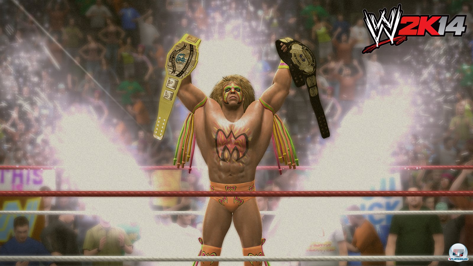 Auch der Ultimate Warrior ist Bestandteil der &uuml;ber 80 Superstars und Diven umfassenden K&auml;mpferriege.