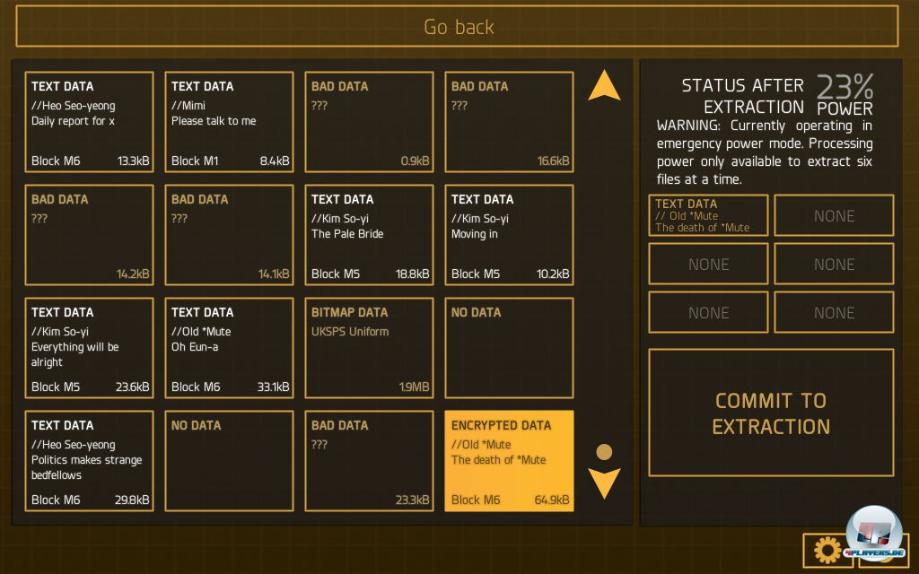 Die Rekonstruktion der Ereignisse erfolgt &uuml;ber das schrittweise Extrahieren von Textdateien.