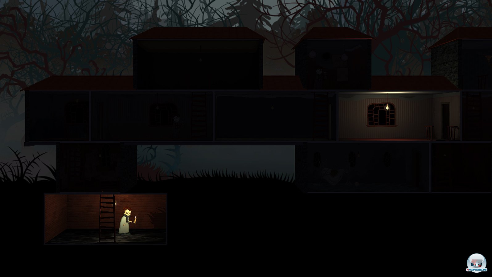 Reparierte Lampen bringen Licht ins Dunkle der Nacht f&uuml;r Nacht anders angeordneten R&auml;ume.