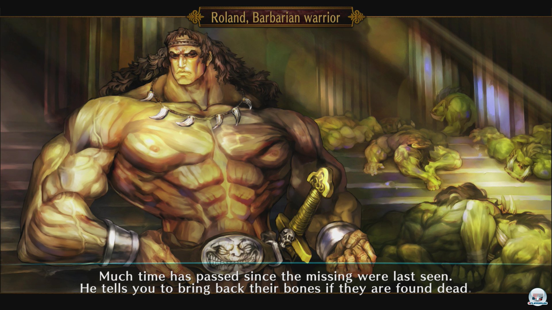 Beinahe wie Conan... Nat&uuml;rlich bedient sich Vanillaware auch bei einschl&auml;gigen Fantasy-Klischees.