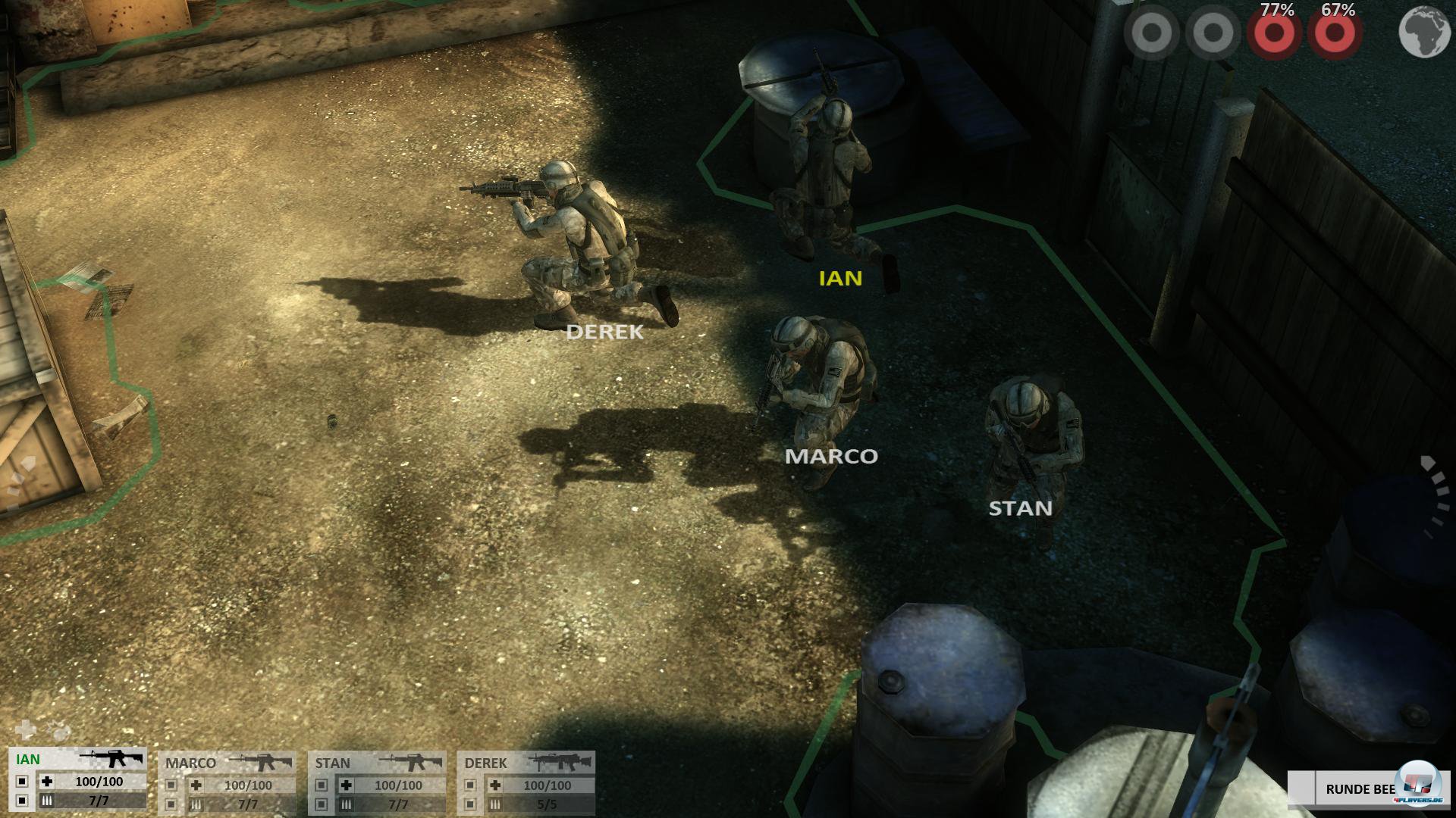 Für iOS und Android ist die Kulisse ordentlich, auf dem PC hingegen unterdurchschnittlich und schwach portiert. Für iOS und Android ist die Kulisse ordentlich, auf dem PC hingegen unterdurchschnittlich und schwach portiert.