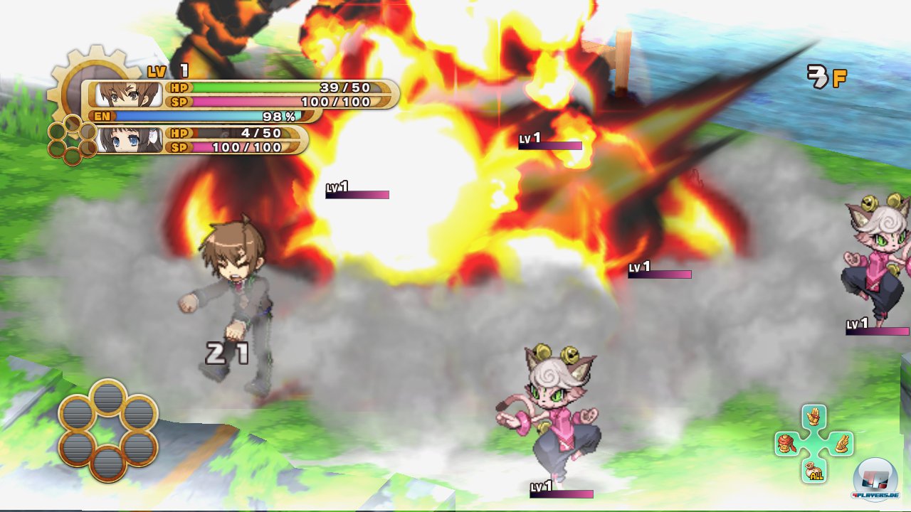 Renya und Lilliel beginnen zwar jeden Einsatz wieder auf Stufe eins, Ausr&uuml;stung und Grundwerte werden dennoch st&auml;rker.