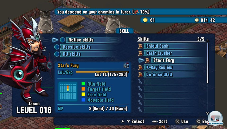 Alle Gruppenmitglieder verf&uuml;gen &uuml;ber individuelle Waffen und Fertigkeiten.