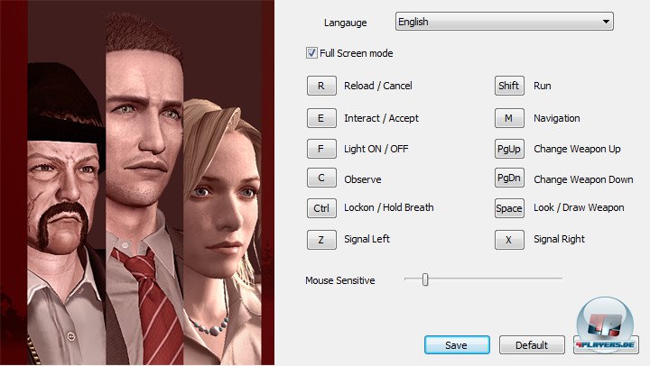 Das Optionsmen&uuml; am PC. Im Spiel kann man noch kleine &Auml;nderungen wie das Umkehren der Kamerabewegung vornehmen, wichtige grafische Einstellungen fehlen aber.