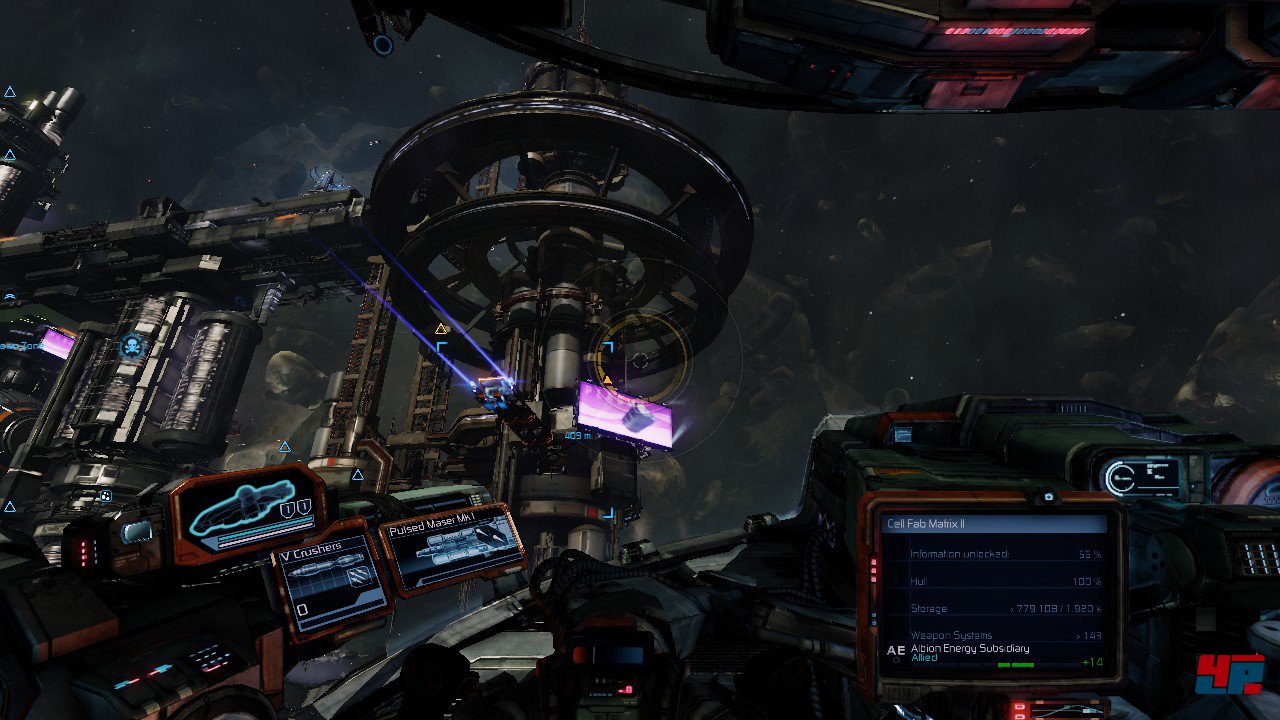 Der Weltraum um Albion sieht gro&szlig;artig aus - steckt aber voller Fehler.