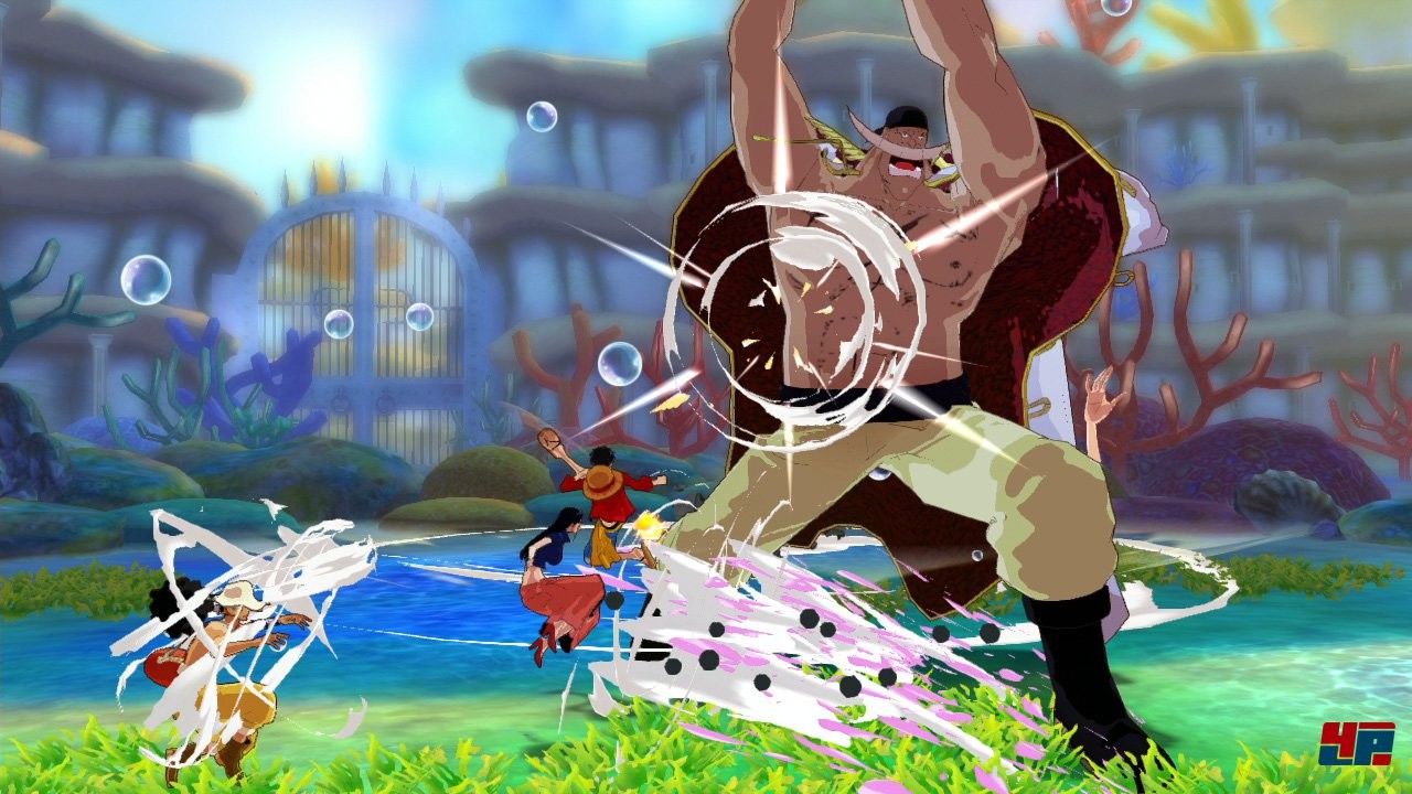 Whitebeards imposanten Auftritt bei der Gipfelschlacht würde ich auch in der aufpolierten Grafik von One Piece Odyssey gerne erleben. Quelle: Bandai Namco, Screenshot aus One Piece Ultimate World Red Whitebeards imposanten Auftritt bei der Gipfelschlacht würde ich auch in der aufpolierten Grafik von One Piece Odyssey gerne erleben. Quelle: Bandai Namco, Screenshot aus One Piece Ultimate World Red