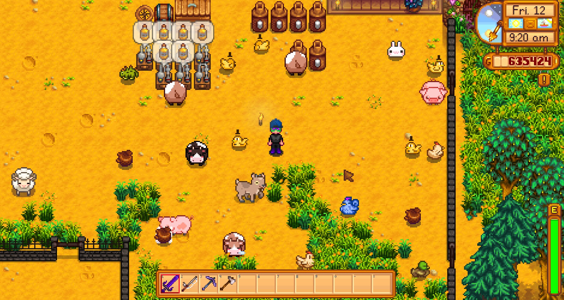 K&uuml;he sind in Stardew Valley &ndash; und mit Cute Fatter Cows werden sie noch niedlicher.