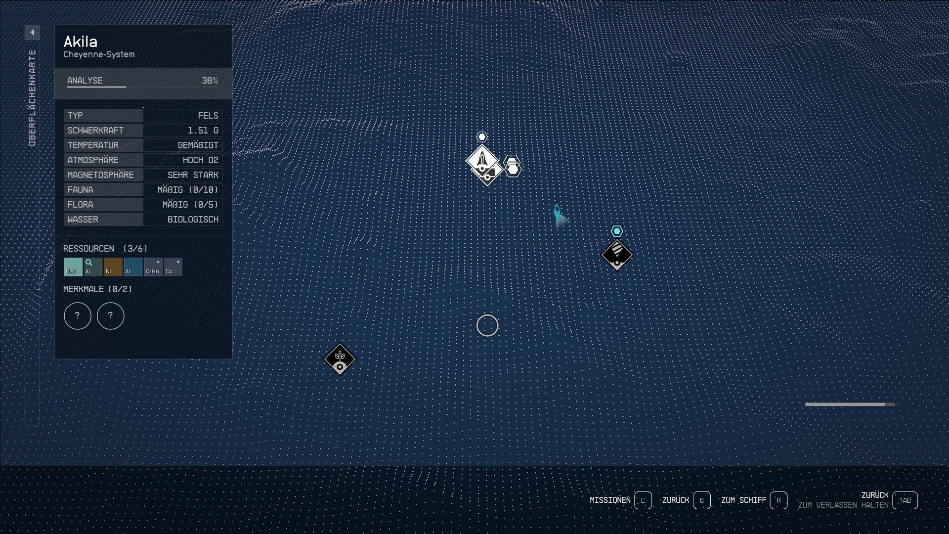 Hier einmal ein Bild der Planetenkarte, damit ihr euch vorstellen könnt, was das Problem ist. Hier einmal ein Bild der Planetenkarte, damit ihr euch vorstellen könnt, was das Problem ist.