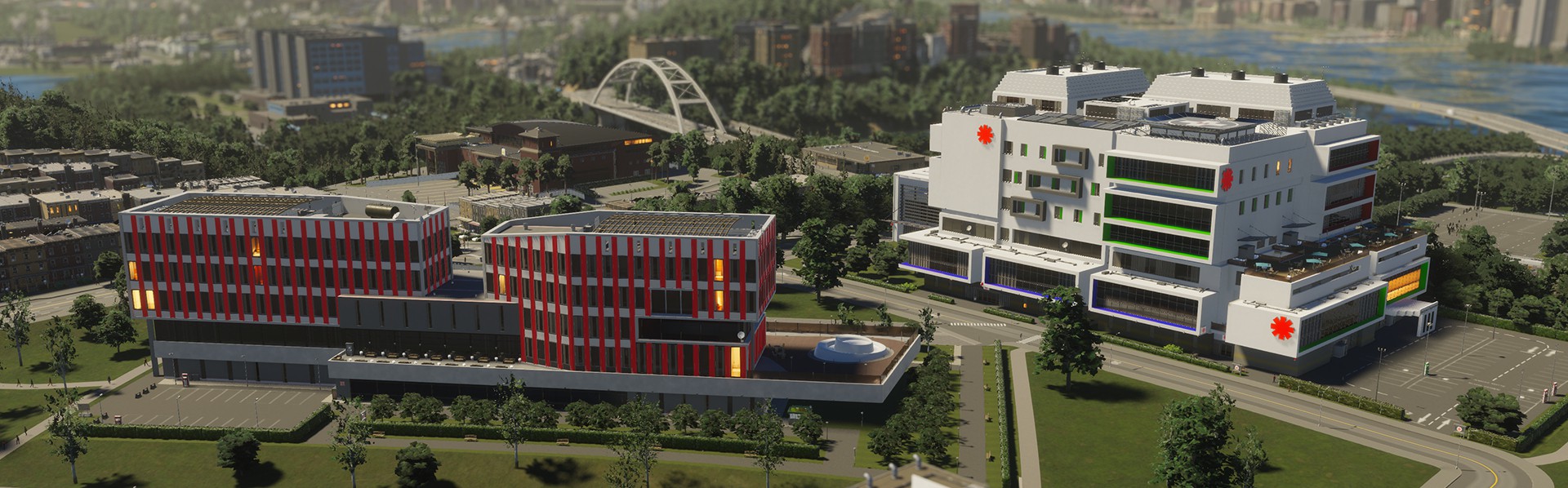 Servicegeb&auml;ude, wie etwa Krankenh&auml;user, k&ouml;nnen nach und nach erweitert werden. Ein l&auml;ngst &uuml;berf&auml;lliges Feature.