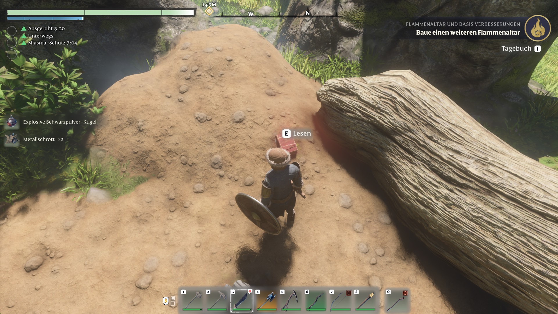 Jedes Buch und jede Notiz in Enshrouded kann euch zu einer belohnenden Nebenquest f&uuml;hren.