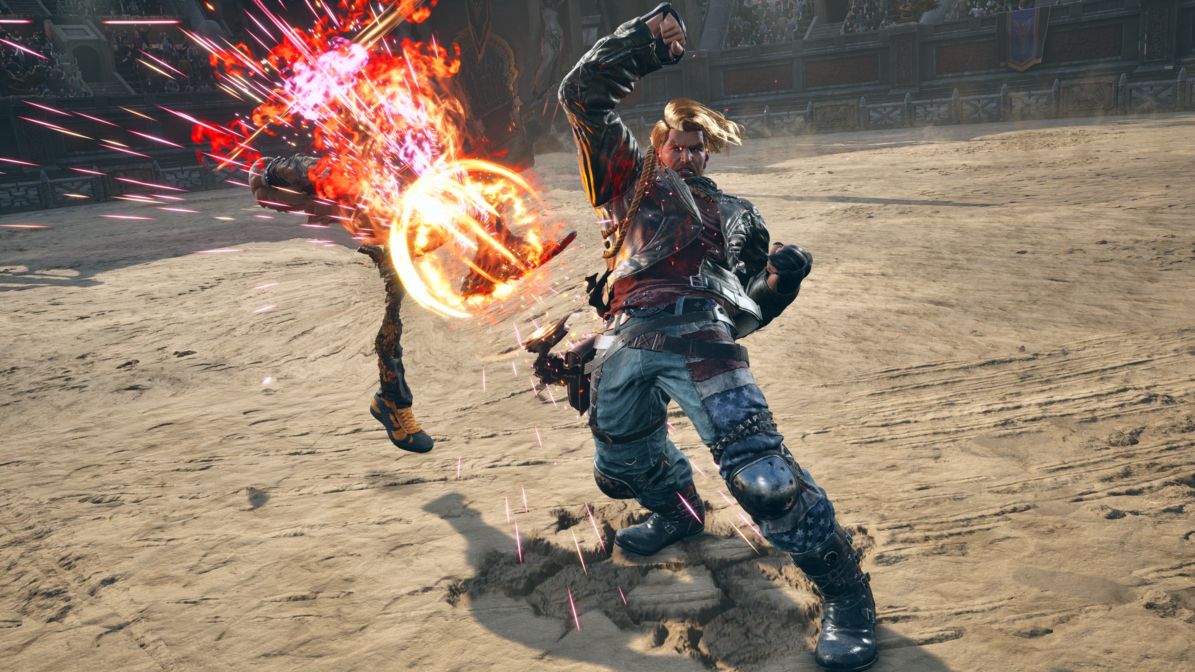 Paul Phoenix beherrscht einige Power-Punches und knüppelharte Kicks. Für den etwas aggressiveren Style von Tekken 8 genau richtig. Paul Phoenix beherrscht einige Power-Punches und knüppelharte Kicks. Für den etwas aggressiveren Style von Tekken 8 genau richtig.