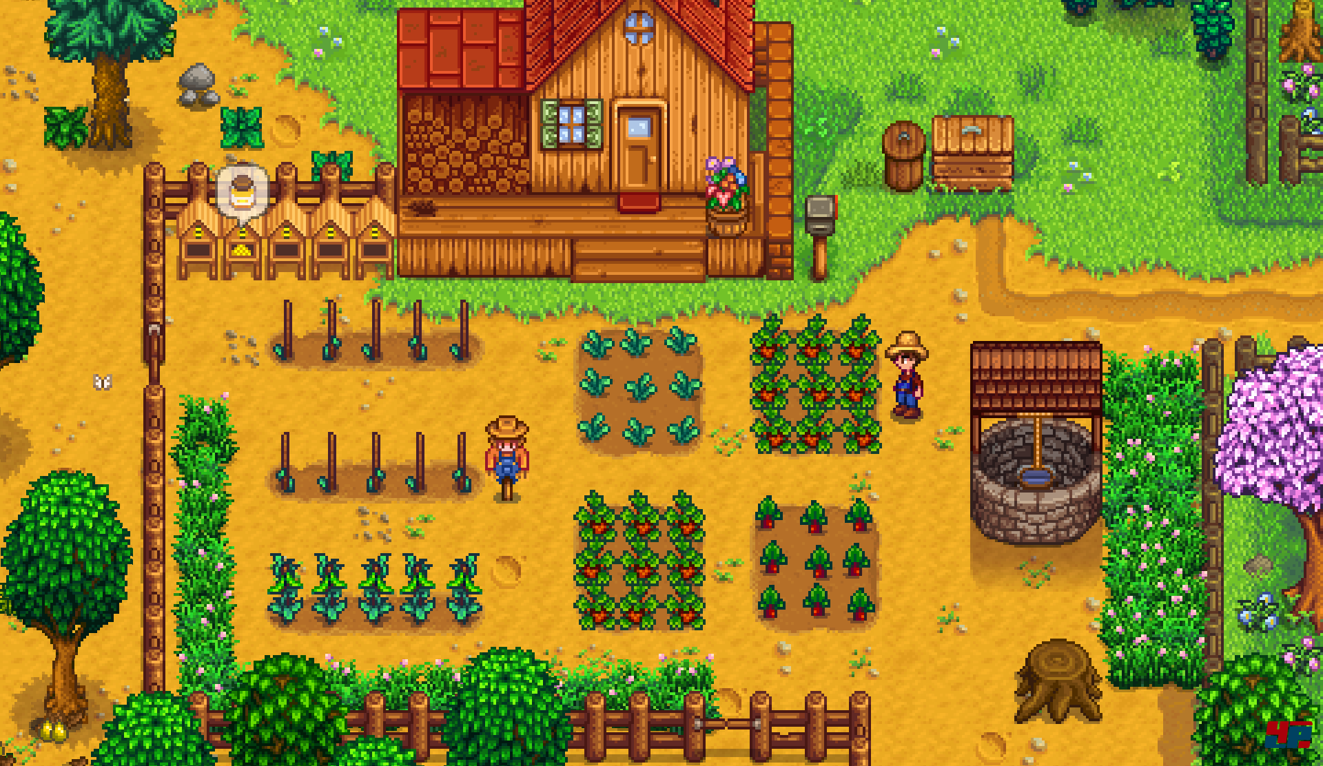 Schon der Anblick eines bloßen Screenshots zu Stardew Valley vermag es schon, mich mit purer Freud zu erfüllen. Schon der Anblick eines bloßen Screenshots zu Stardew Valley vermag es schon, mich mit purer Freud zu erfüllen.