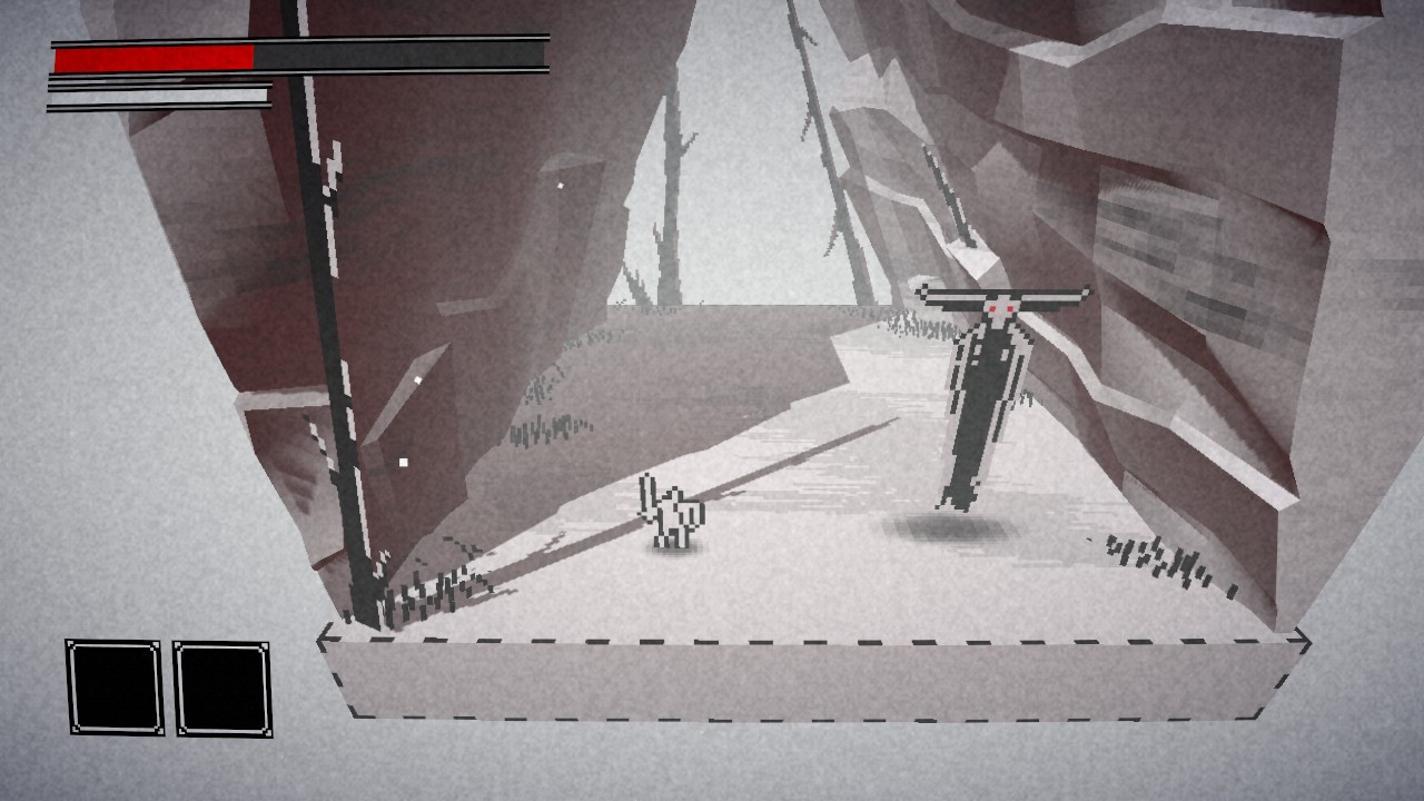 Ein Fiesling kommt selten allein: Dass ihr es in Bleak Sword DX mal nur mit einem einzigen Gegner zu tun bekommt, ist leider die Ausnahme. Das kann zu einem sehr unausgeglichenen Schwierigkeitsgrad f&uuml;hren.