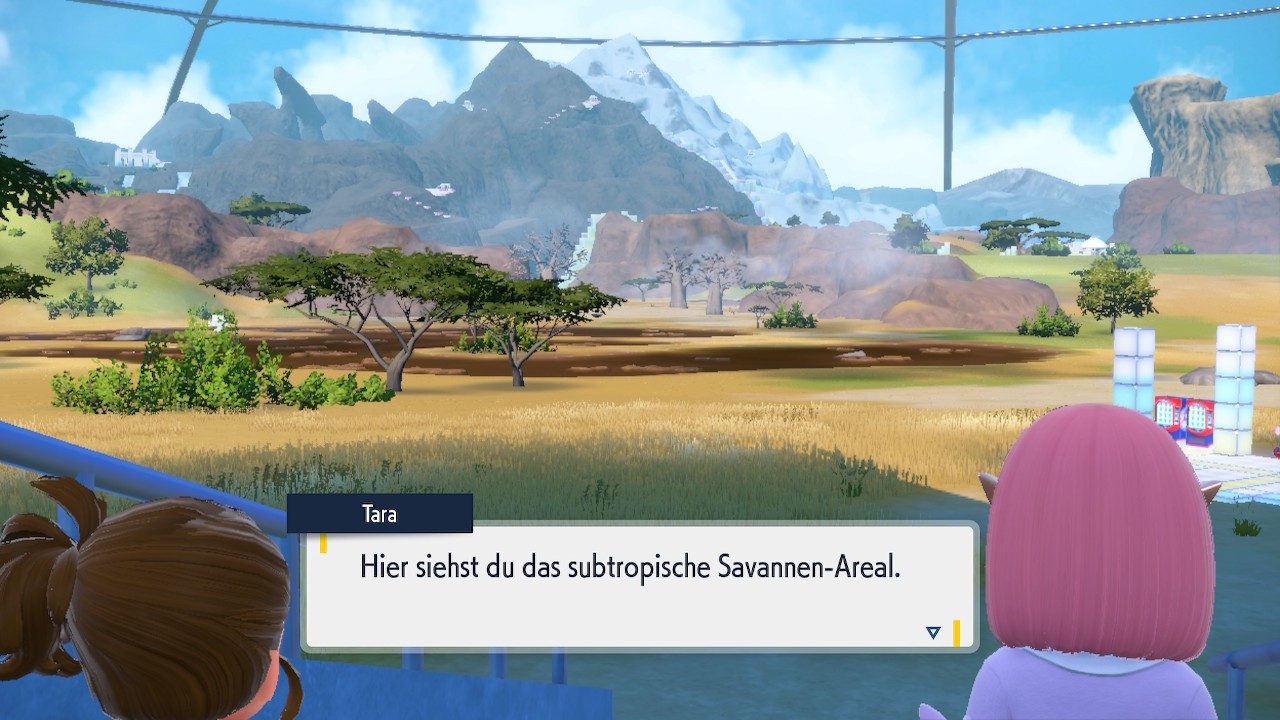 Die Tera-Kuppel setzt sich aus vier Arealen zusammen, die Pok&eacute;mon in allen Gr&ouml;&szlig;en, Formen und Farben beherbergen - leider aber fast alle schon bekannt sind.