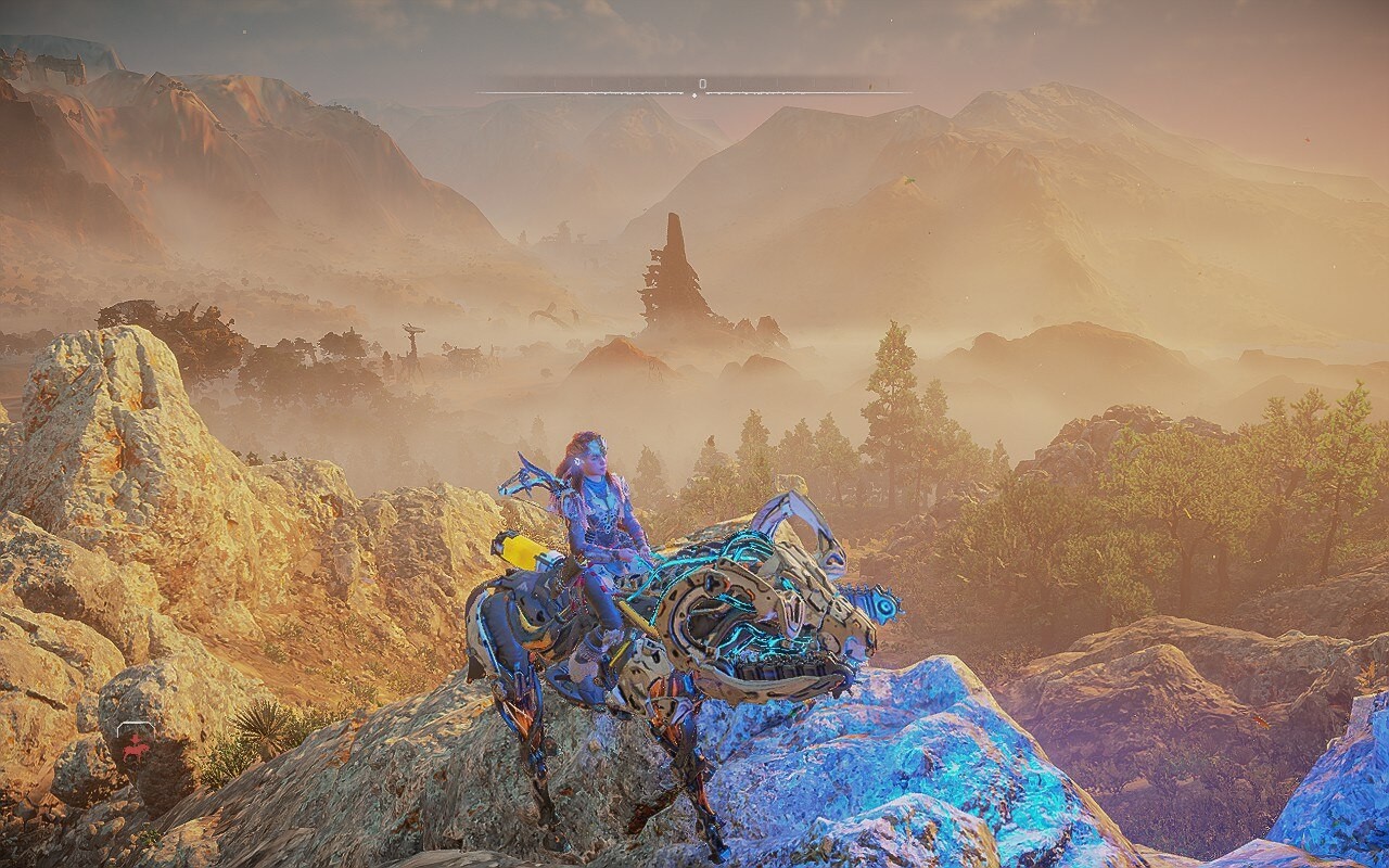 Auf dem Steam Deck ist Horizon Forbidden West nicht mehr ganz der visuelle Augenschmaus, aber &uuml;berraschend gut spielbar.