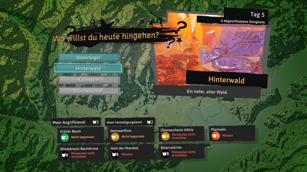 Dungeons of Hinterberg Gebietsmen&uuml;